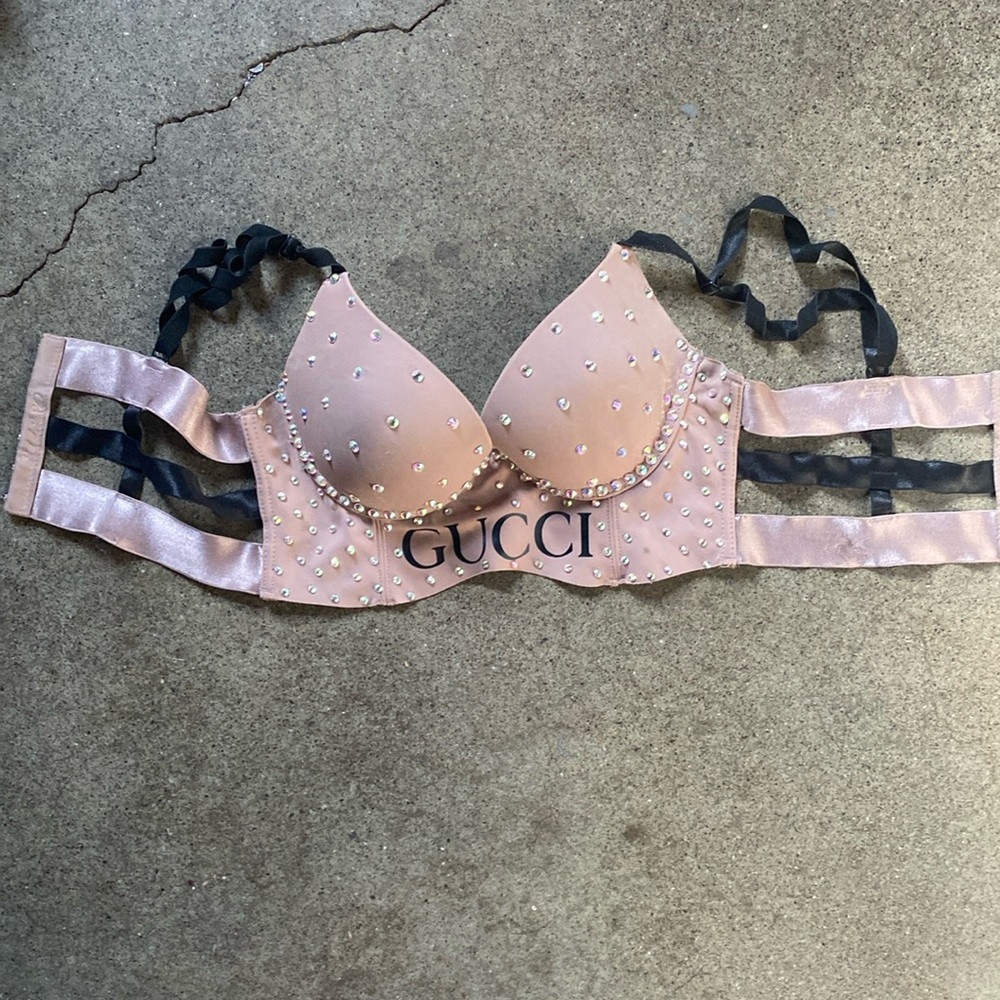 Rhinestone Bra